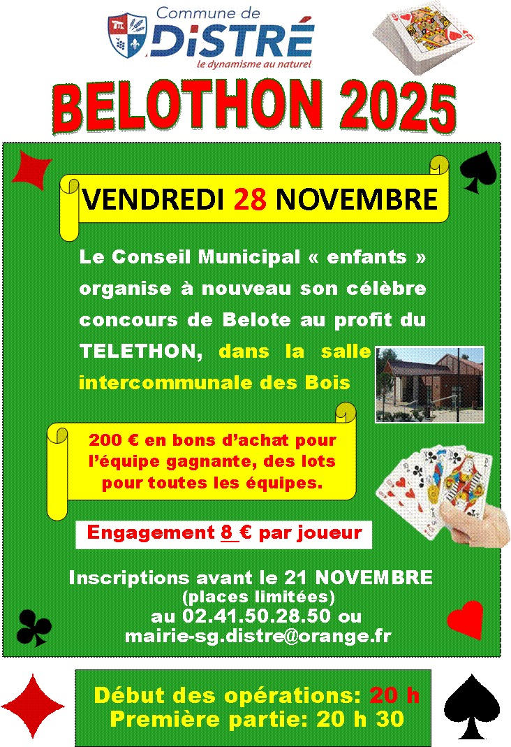 affiche belothon 2025